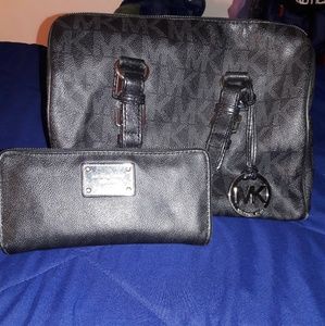 Michael Kors Bag & Wallet Bundle